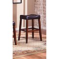 Tufted-seat Saddle Bar Stools (Set of 2)