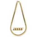 14k Gold Overlay 30-inch Tight Cuban Link Necklace 10mm