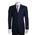 Free inviting tips on minton Blue Mantoni Red Labeled Men's Navy 3-button Wool Suit