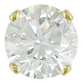 14k Gold Single 1/6ct TDW Diamond Stud Earring