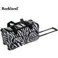Rockland Zebra 22-inch Carry On Rolling Duffel Bag