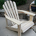 Natural Adult Cedar 5-slat Adirondack Chair