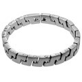 Surgical Steel Squared S Bracelet