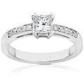 14k White Gold 5/8ct TDW Diamond Engagement Ring (H-I, I1-I2)