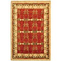 Detailed information on Persian Ghoochan rug Persian Hand-knotted Tiffany Rust Rug (4' x 6')