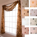Dots Sheer 6-yard Scarf Valance