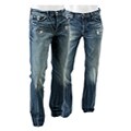 Emerald Rice Men's Low Waist Straight Leg Jeans