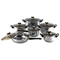 Gourmet Chef 12-piece Covered Cookware Set