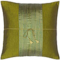 Green Thai Silk Cushion Cover