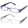 Info blog on eyeglass lens Pepper's 'Diana' Rhinestone Encrusted Reading Glasses