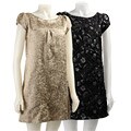 Necessary Objects Junior's Jacquard A-line Dress