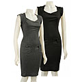 Necessary Objects Junior's Ponte 2-pocket Dress