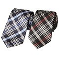 Ben Sherman Men's Plaid Skinny Silk Tie