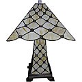 Tiffany-style Simple Jewel Double Lit Lamp