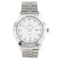 Paul Du Pree Steel Men's White Dial Watch