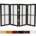 Double Cross 24-inch 4-panel Shoji Screen (China)