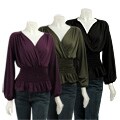 Simply Irresistible Women's Smocked V-neck Top