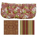 Double U-shaped Outdoor Love Seat Cushion