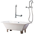 Tella Rectangle Tub with Wall Faucet Package