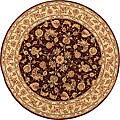 Beneficial data on Persian Wool rug Handmade Persian Court Wool and Silk Rug (6' Round)