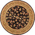 Handmade Persian Wool and Silk Rug (6' Round)