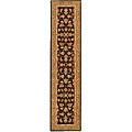 Free correlative roadmap for Persian Nain rug Handmade Persian Court Wool and Silk Rug (2'3 x 10')