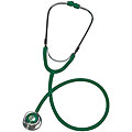 Mabis Healthcare 30-inch Stethoscope with LCD Timepiece in Green