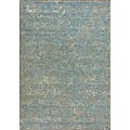Machine-made Amber Blue/ Gold Rug (7'7 x 10'5)