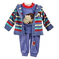 Rumble Tumble Newborn Boy's 3-piece Sweater Set
