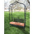 Wrought Iron Arbor Bench