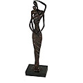 Cast Bronze 'Couple Caress' Statue