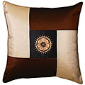 Decorative Brown and Beige Sunflower Cushion Cover