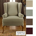 TexStyle Mosaic Stretch Wing Chair Slipcover