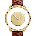 Akribos XXIV Spacely Unisex Quartz Gold Round Watch