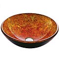 Vigo Livorno Tempered Glass Vessel Sink