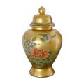 Gold Temple Porcelain Jar (China)