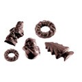Paderno Christmas 2-inch Chocolate Mold