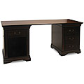 Savanna Rum Dual-cabinet Desk