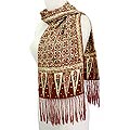Silk 'Budding Jasmine' Batik Scarf (Indonesia)