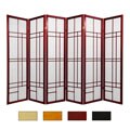 Wood and Rice Paper Eudes 6-panel Shoji Screen (China)