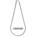 14k Gold Overlay 20-inch Mini Byzantine Chain