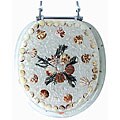 Pearl White Polyresin Toilet Seat