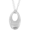 Platifina 18-inch Mod Oval Necklace
