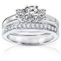 14k Gold 5/8ct TDW Diamond Bridal Rings Set (G-I, I1-I2)
