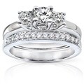 14k Gold 7/8ct TDW Diamond Bridal Rings Set (G-I, I1-I2)