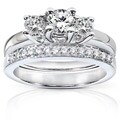 14k Gold 1 1/8 ct TDW Diamond Bridal Rings Set (G-I, I1-I2)