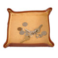 Large Brown Snap Tray