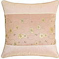 Light Brown/ Beige Sequined Cushion Cover