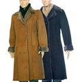 Aston Women's Double-breasted Shearling Coat
