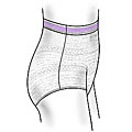 Attends Securely Yours Stretch Briefs Purpleband 35" - 45" - (Case of 100)